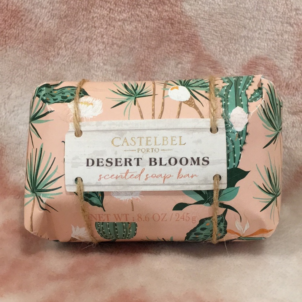Castelbel Porto Desert Blooms Scented Soap Bar Large 8.6 oz bar NWT
